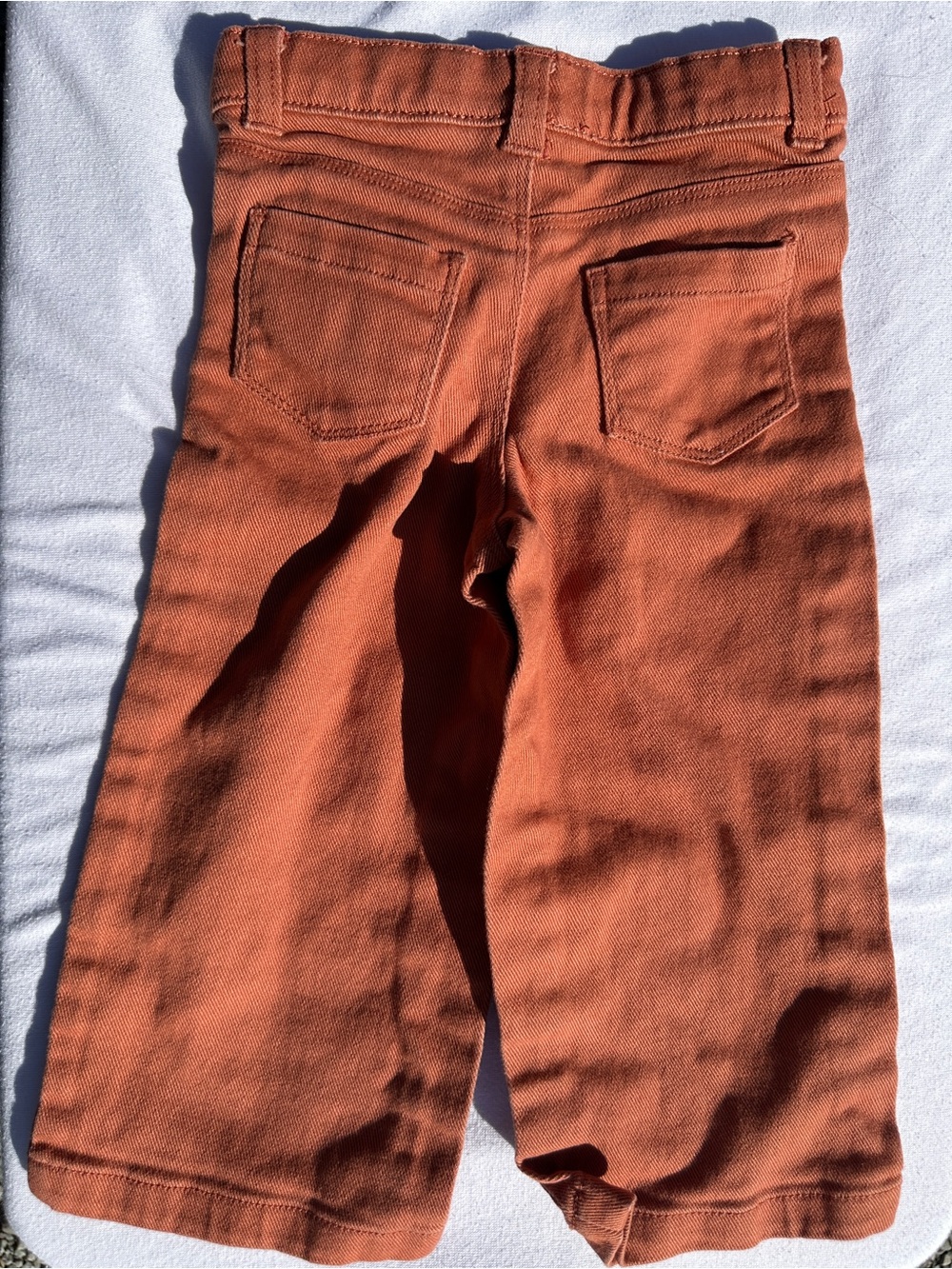 Kids Orange Corduroy Pants & Light Blue Denim Jeans Set(42) - Picture 7 of 10